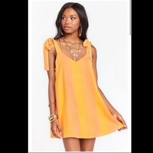 SMYMM Throw & Go Tie Strap Mini Dress